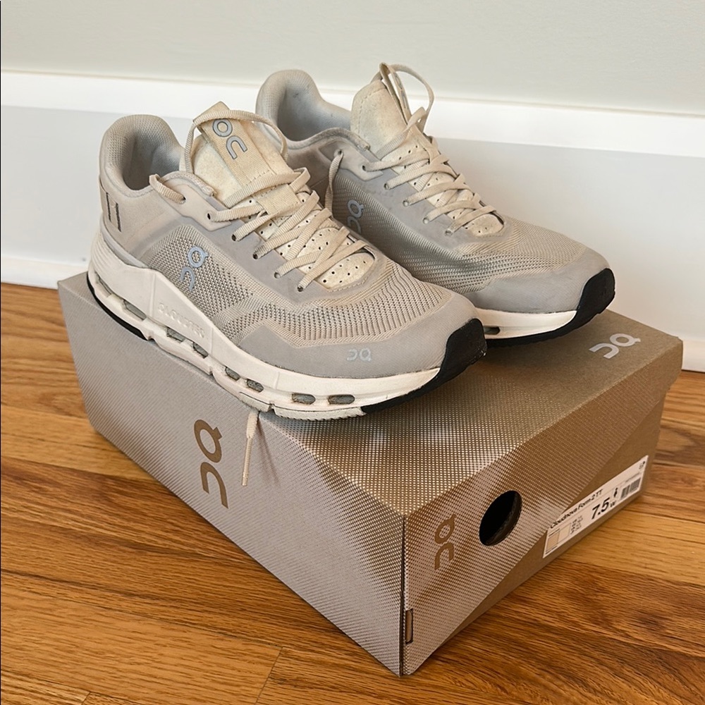 On running Cloudnova Form 2 TT 
Cream / ivory 7.5